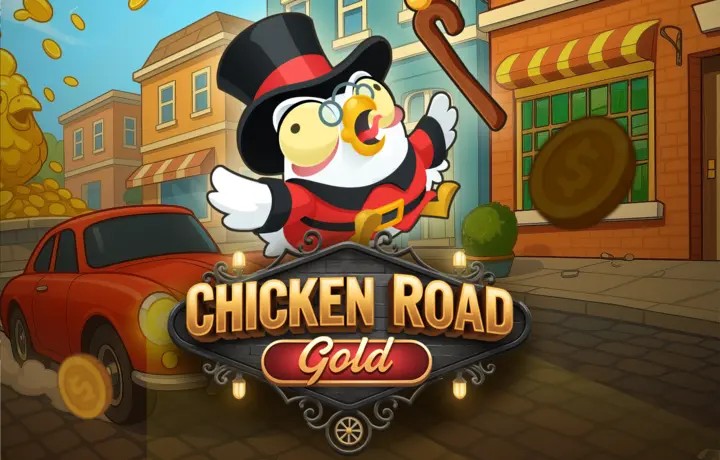 Chicken Road Gold logo – Casino Games by InOut at Realz Casino